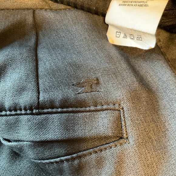 Men's Charcoal Dress Pants - Picture 4 of 6